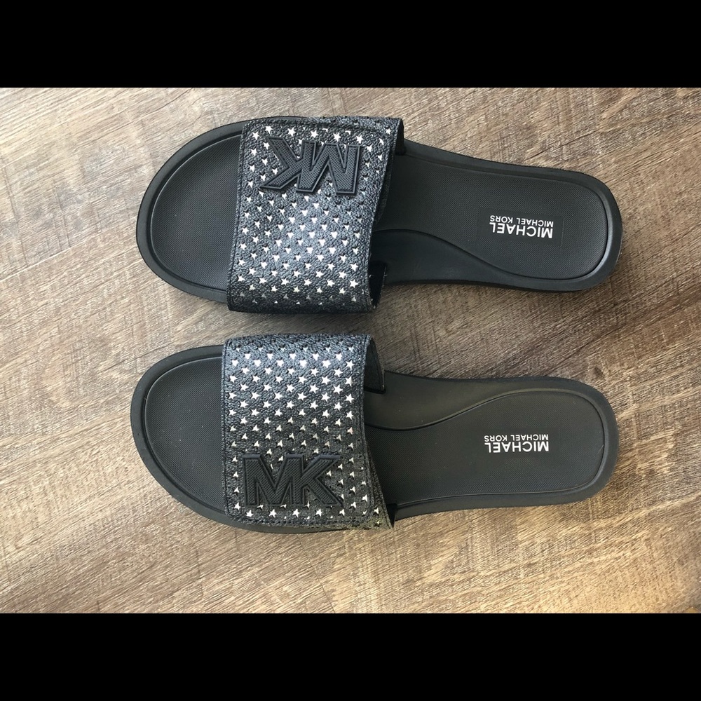 Michael Kors Slide Sandals - Picture 1 of 4